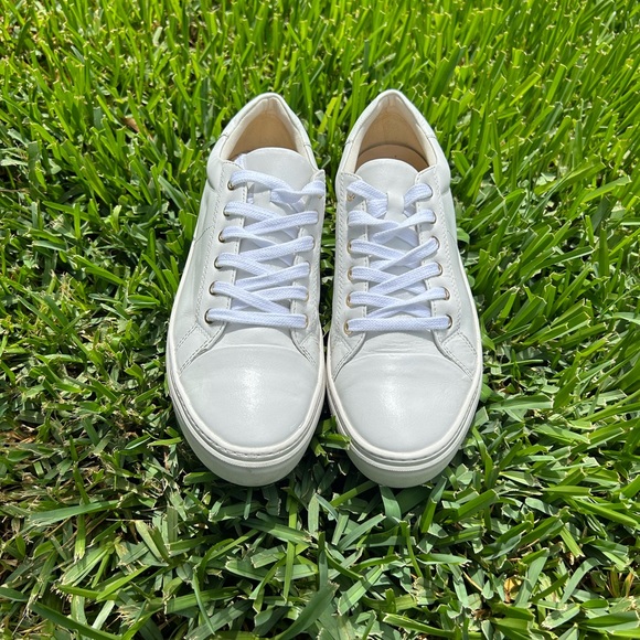 VAGABOND Judy platform Sneakers white leather size 10 $160 - Picture 15 of 16